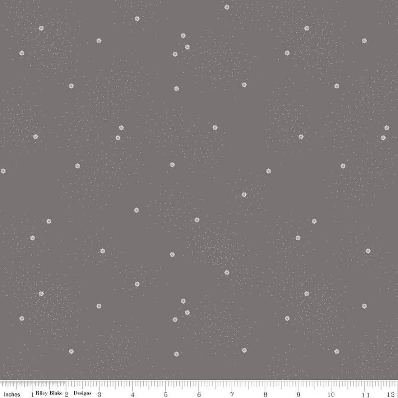 Fabric Riley Blake Iron Dainty Daisy by the Quarter Yard C665-IRON